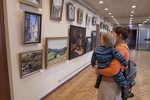 Выставка художников АО «Марка» проходит в культурном центре «Москвич»