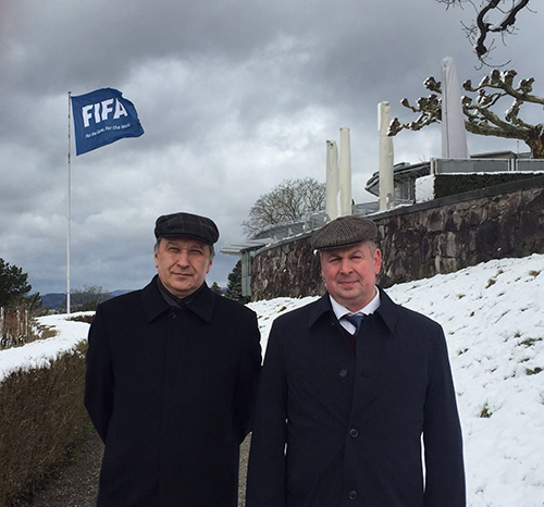 Руководство Россвязи и ФГУП Издатцентр «Марка» посетили штаб-квартиру FIFA в Цюрихе