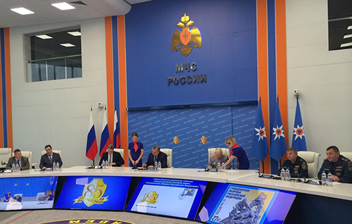 3 октября состоялась торжественная церемония памятного гашения марки, посвящённой Гражданской обороне Российской Федерации