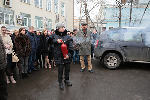 В АО «Марка» прошла тренировка и инструктаж по противопожарной безопасности