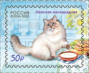 3 марта в рамках серии «Фауна России» в почтовое обращение вышли четыре марки, посвящённые кошкам